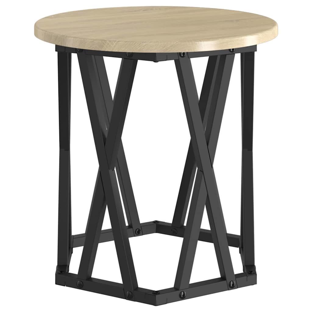 Table d'appoint 2 pcs Chêne sonoma 50 x 50 x 40 cm - XIOS