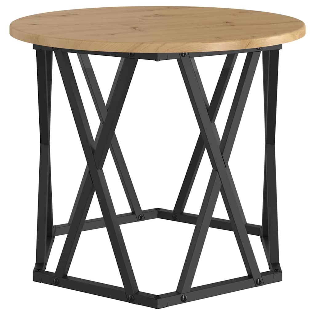 Table d'appoint 2 pcs chêne artisanal 50 x 50 x 40 cm - XIOS