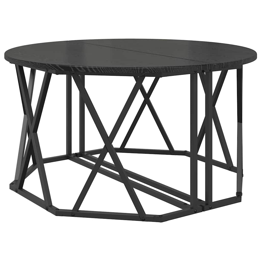 Table basse Chêne noir 80 x 80 x 42 cm - XIOS