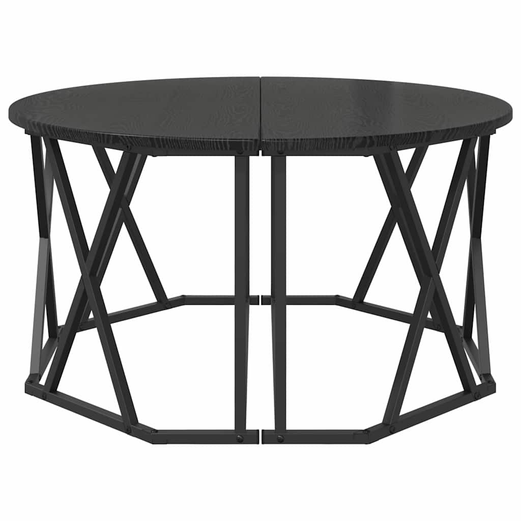Table basse Chêne noir 80 x 80 x 42 cm - XIOS