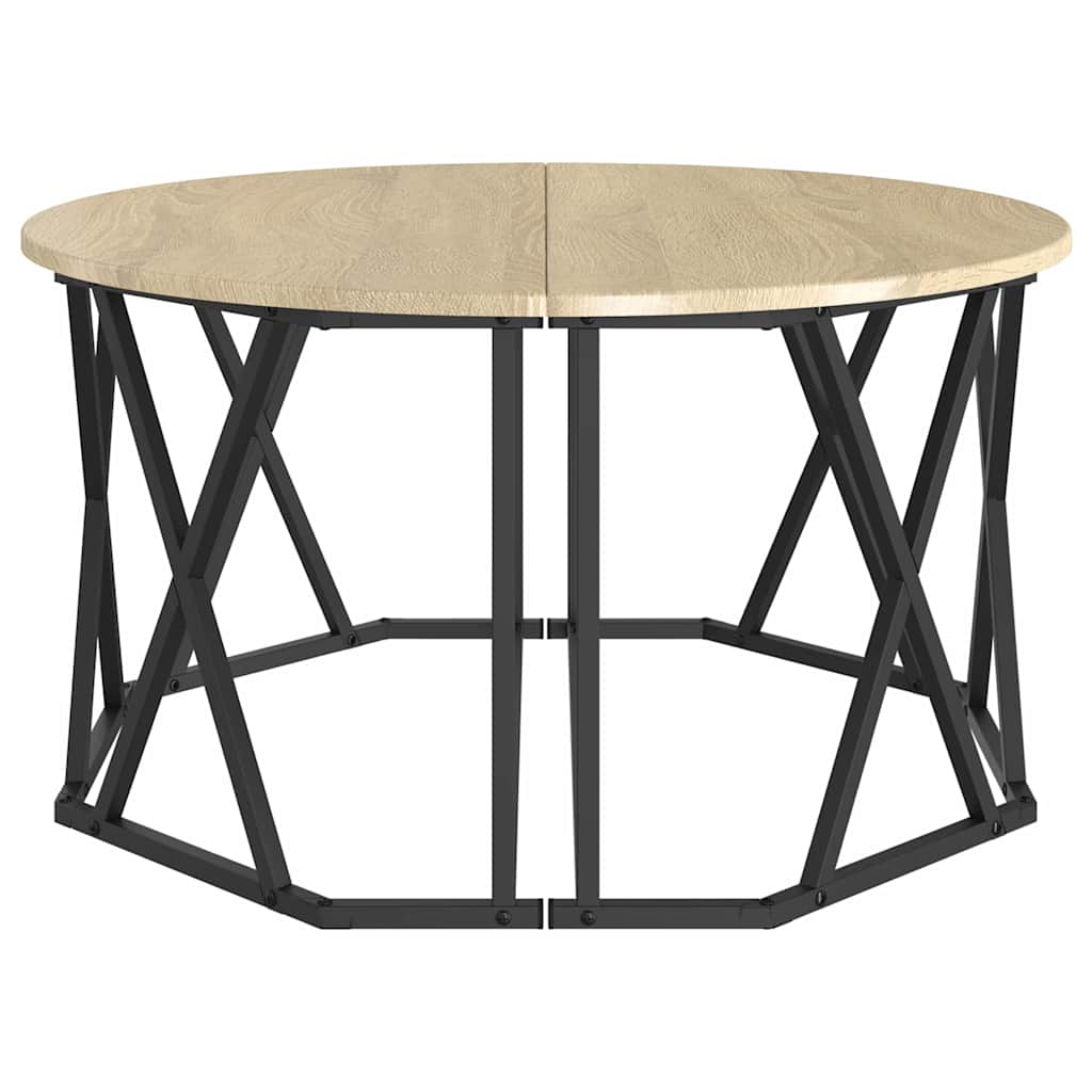 Table basse Chêne sonoma 80 x 80 x 42 cm - XIOS