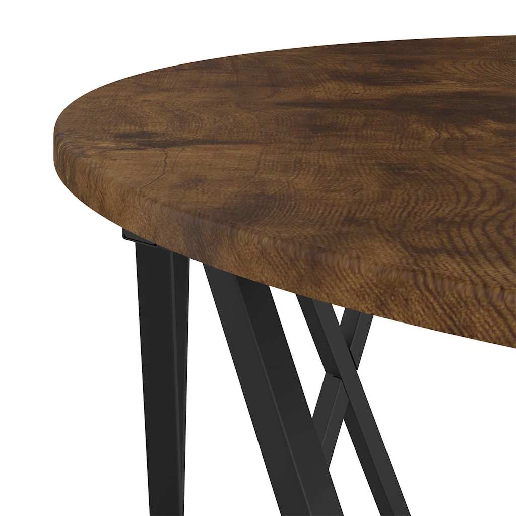Table basse Chêne fumé 80 x 80 x 42 cm - XIOS