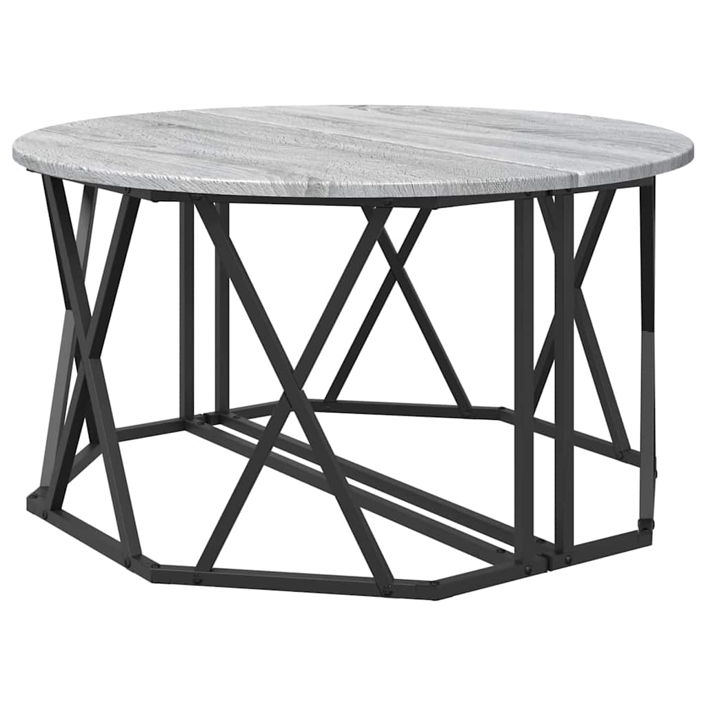 Table basse Sonoma gris 80 x 80 x 42 cm - XIOS