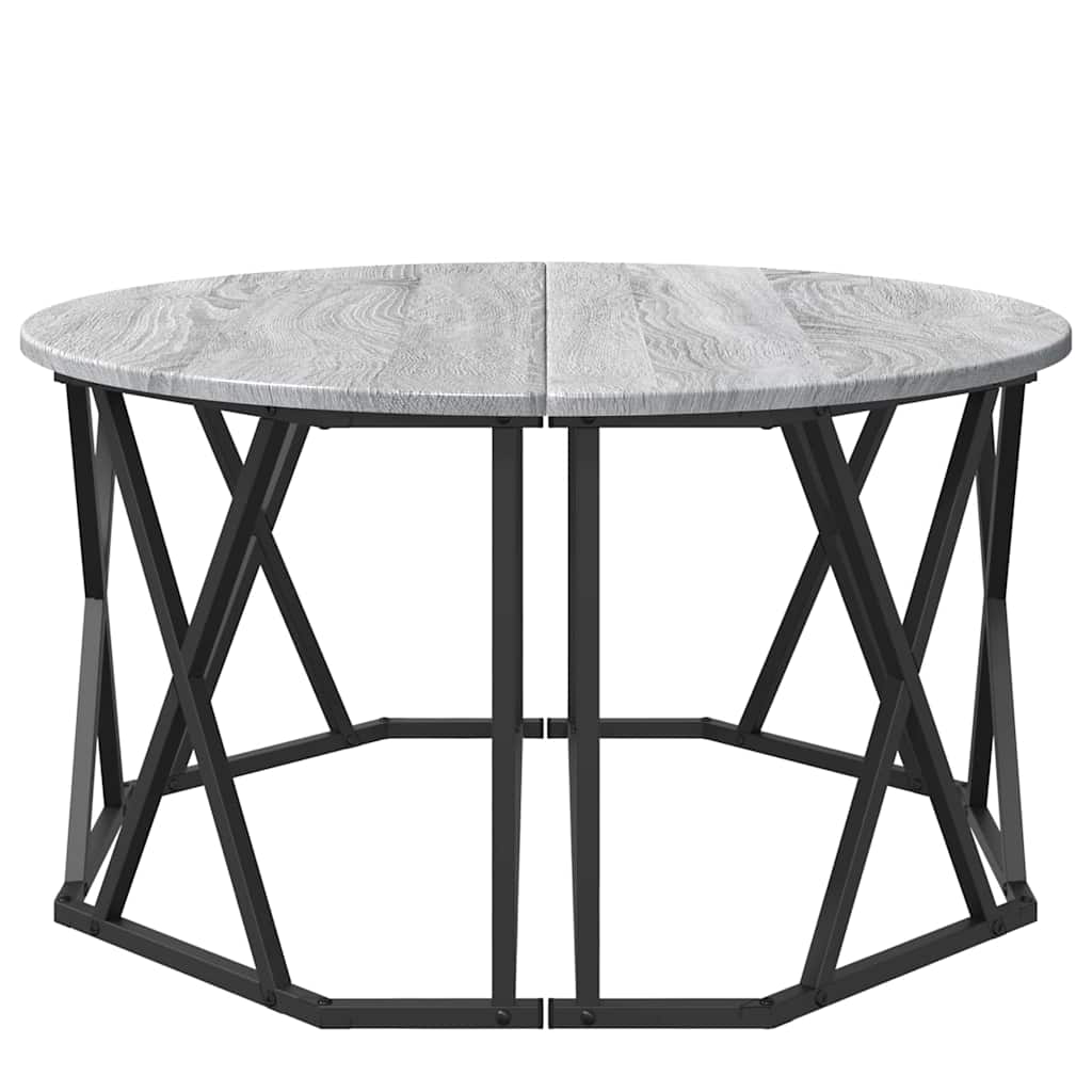 Table basse Sonoma gris 80 x 80 x 42 cm - XIOS