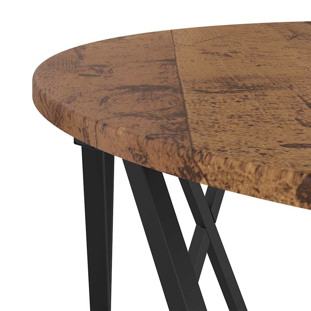 Table basse Bois Ancien 80 x 80 x 42 cm - XIOS