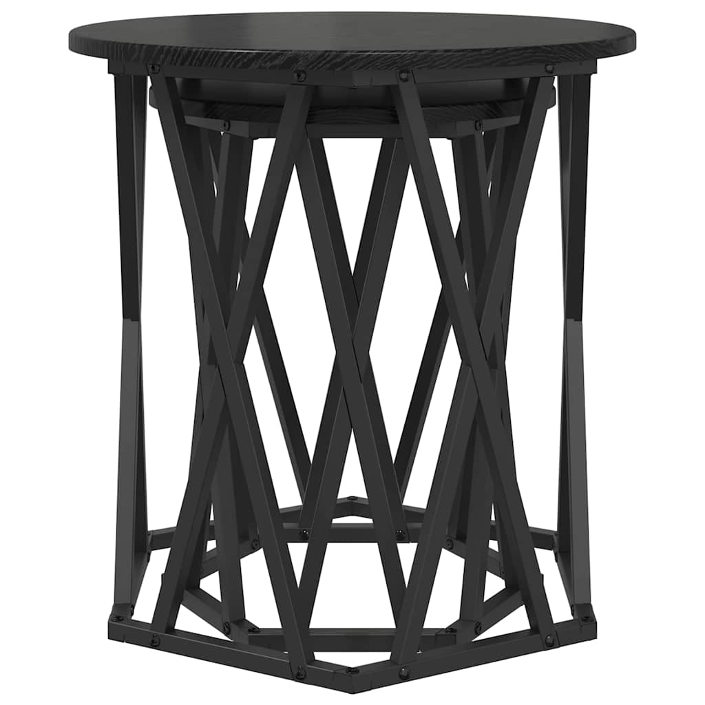 Table basse 2 pcs Chêne noir 50 x 50 x 50 cm - XIOS