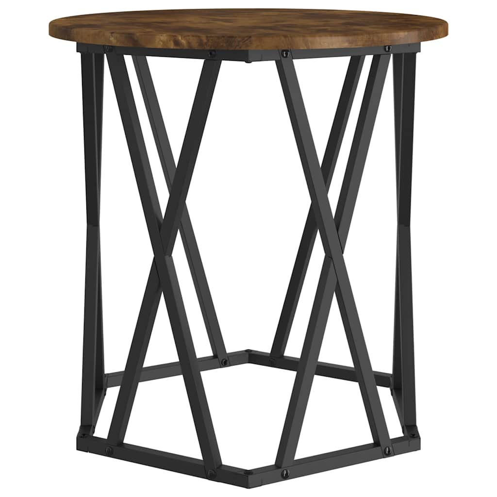 Table basse 2 pcs Chêne fumé 50 x 50 x 50 cm - XIOS