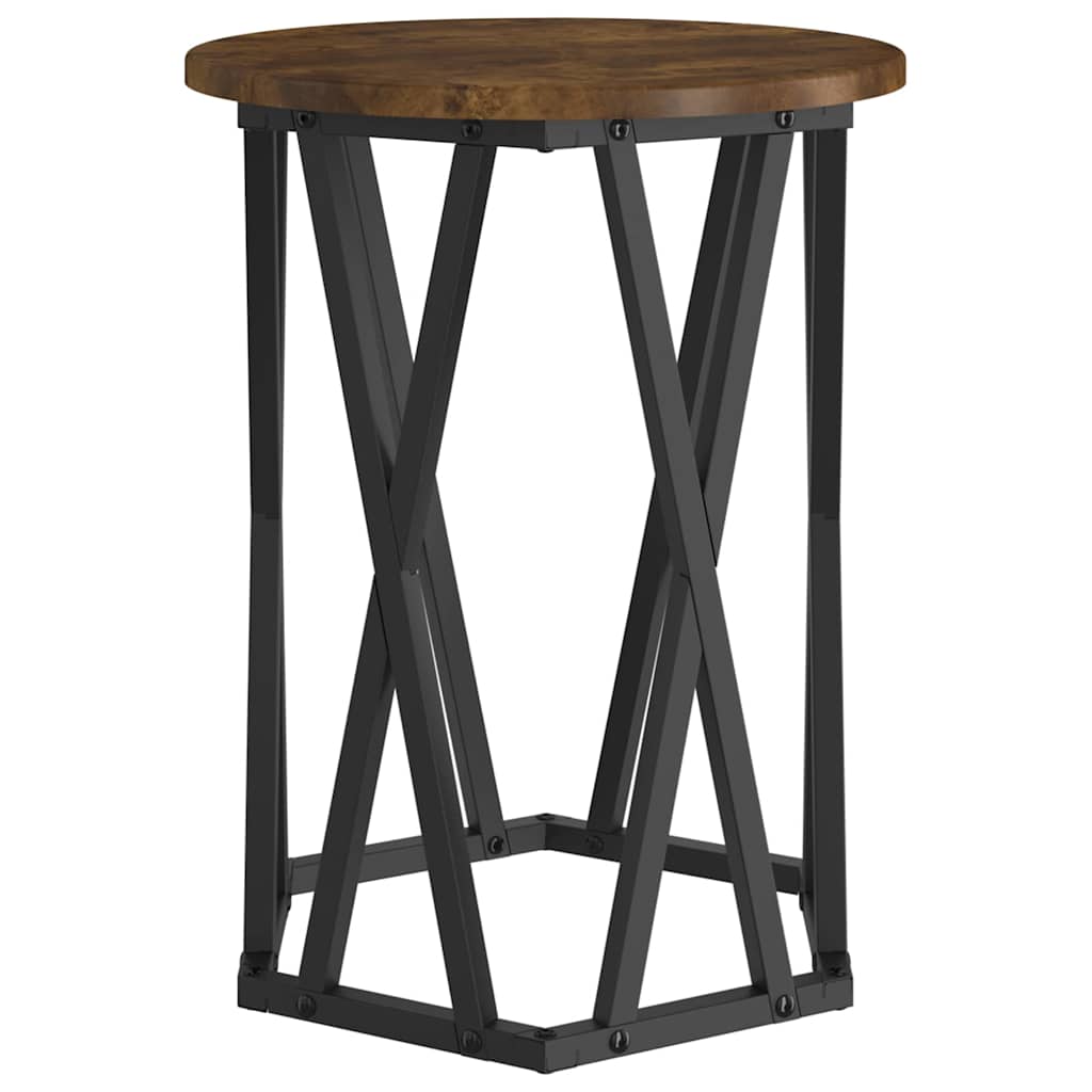 Table basse 2 pcs Chêne fumé 50 x 50 x 50 cm - XIOS