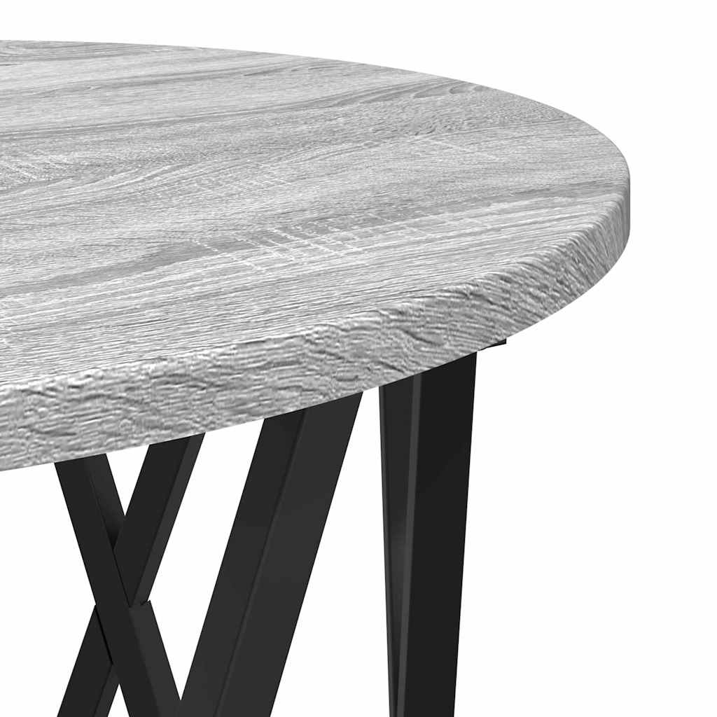 Table basse 2 pc Gris Sonoma 50 x 50 x 50 cm - XIOS