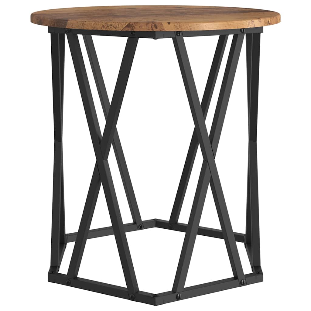 Table basse 2 pcs Bois ancien 50 x 50 x 50 cm - XIOS