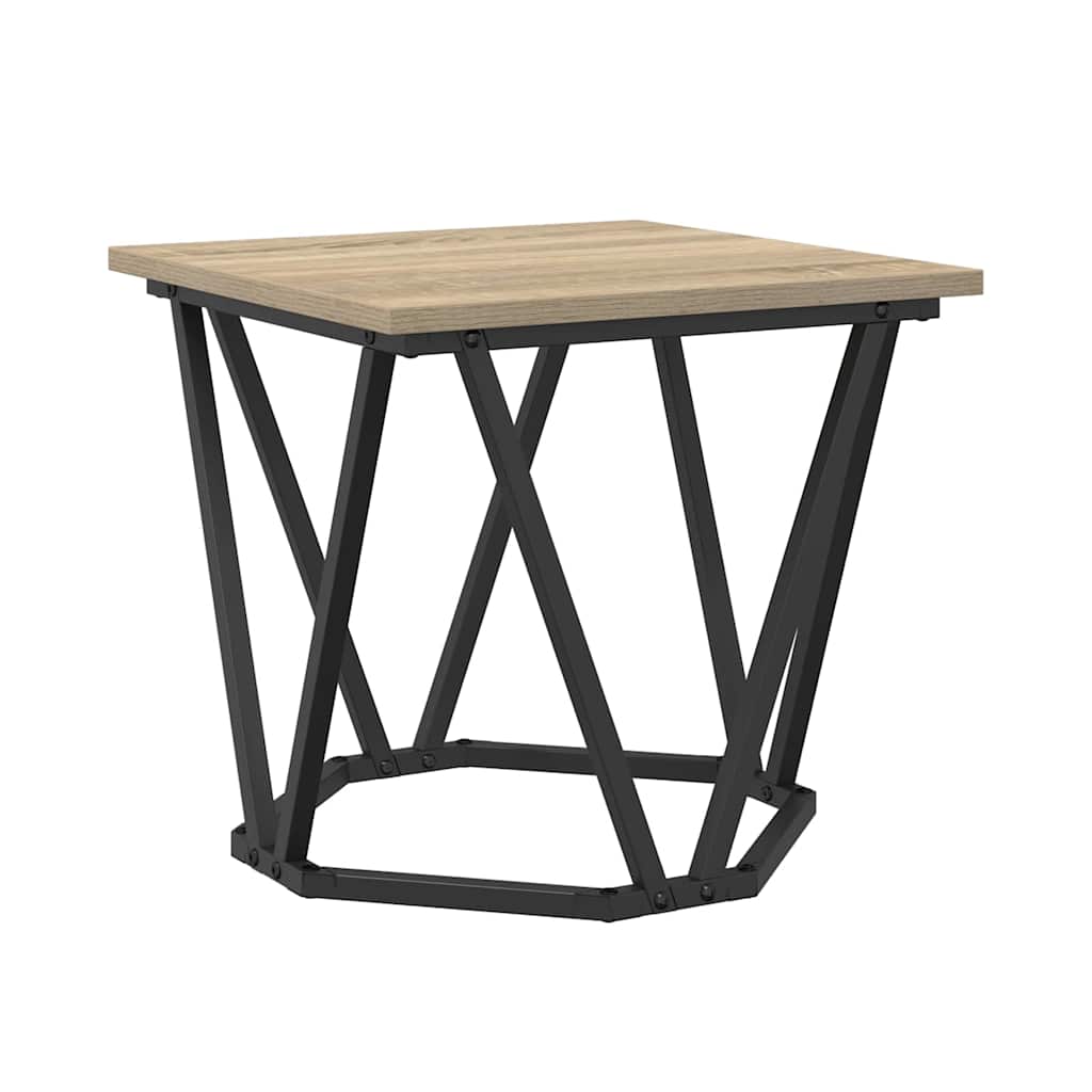Ensemble de tables d'appoint 2 pcs Chêne sonoma 50 x 50 x 40 cm - XIOS