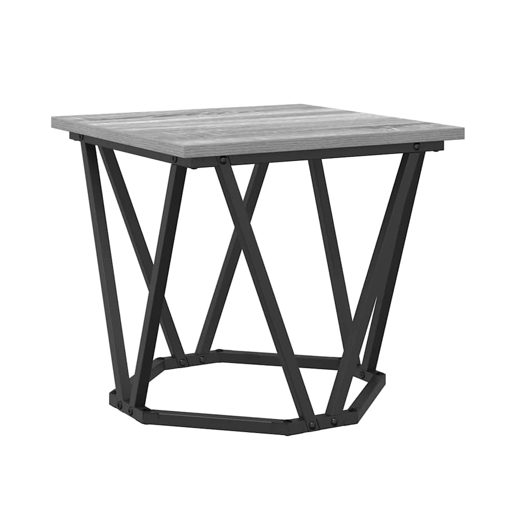 Ensemble de tables d'appoint 2 pcs Sonoma gris 50 x 50 x 40 cm - XIOS