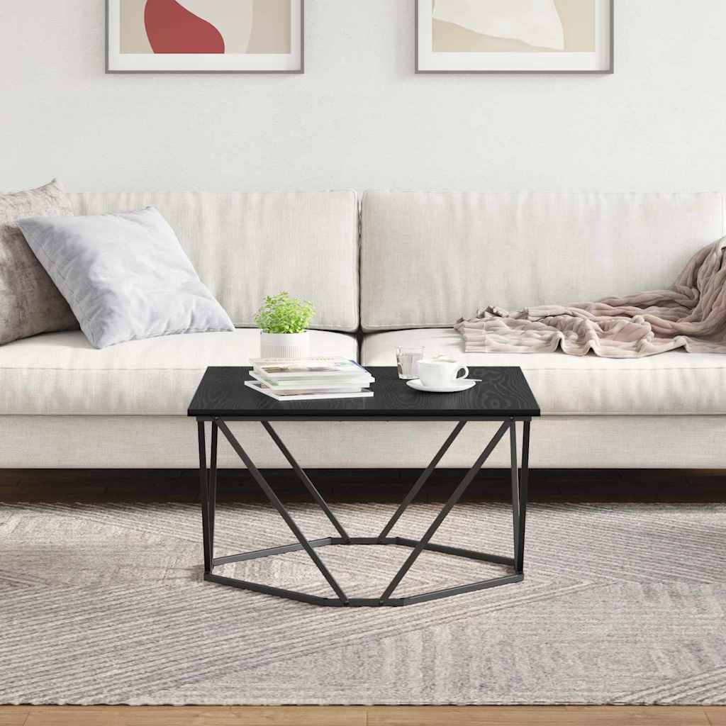 Table basse Chêne noir 80 x 80 x 45 cm - XIOS