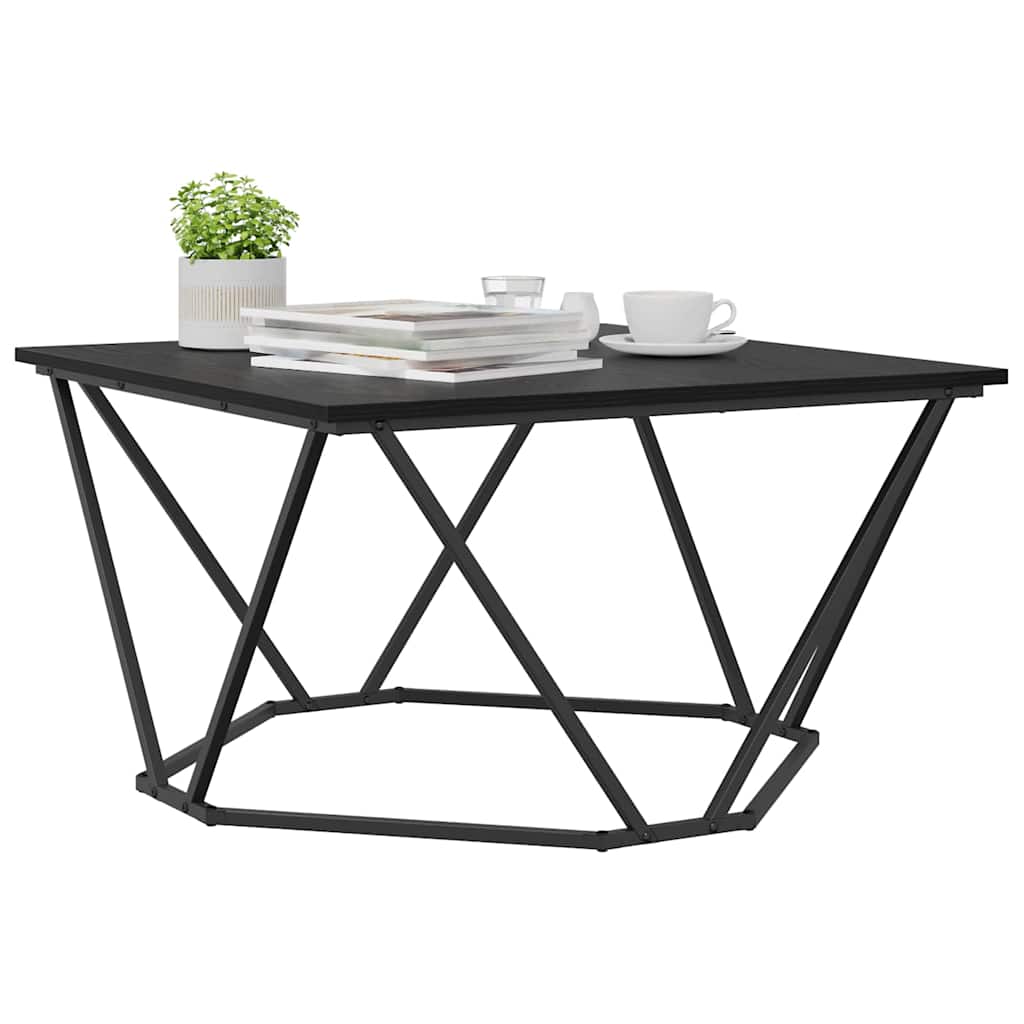 Table basse Chêne noir 80 x 80 x 45 cm - XIOS