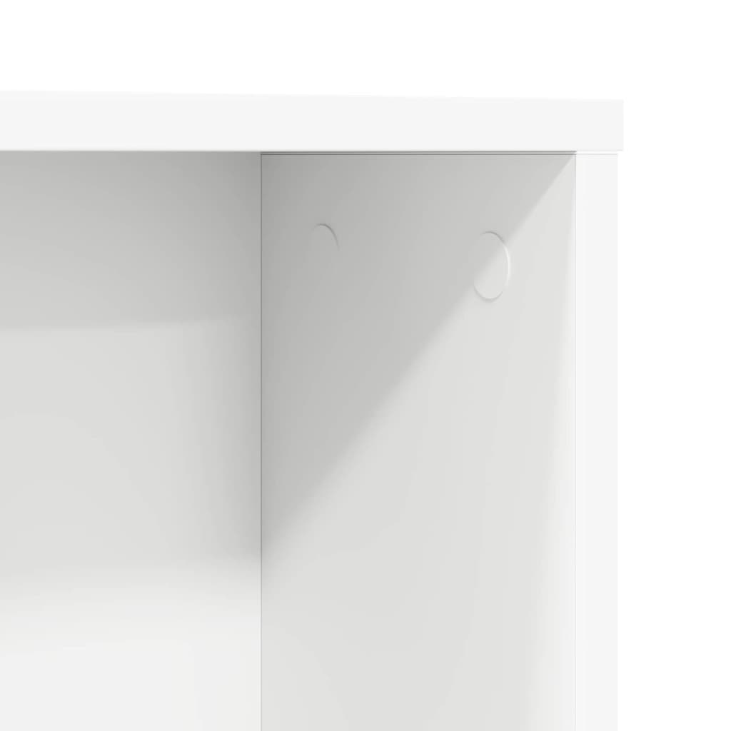 Bureau avec étagère Blanc 91 x 50 x 149 cm Bois d'ingénierie - XIOS