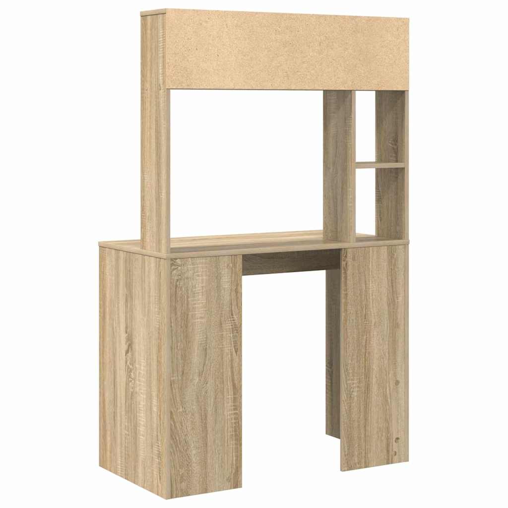 Bureau Chêne Sonoma Bois d'ingénierie 91 x 50 x 149 cm - XIOS