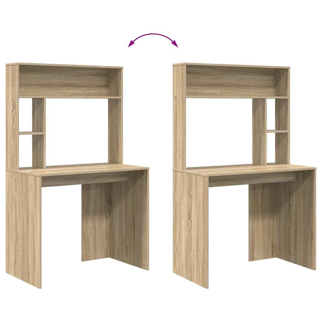 Bureau Chêne Sonoma Bois d'ingénierie 91 x 50 x 149 cm - XIOS