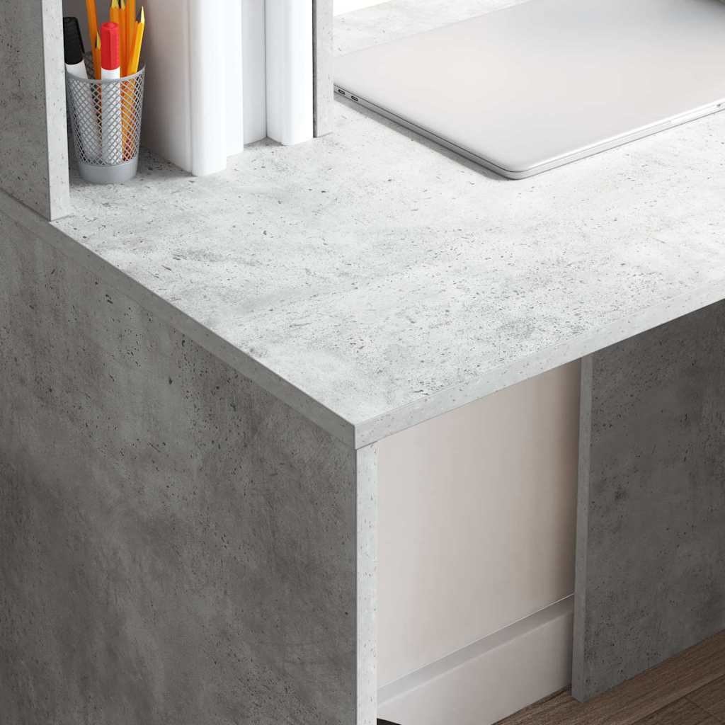 Bureau Gris béton 91 x 50 x 149 cm Bois d'ingénierie - XIOS