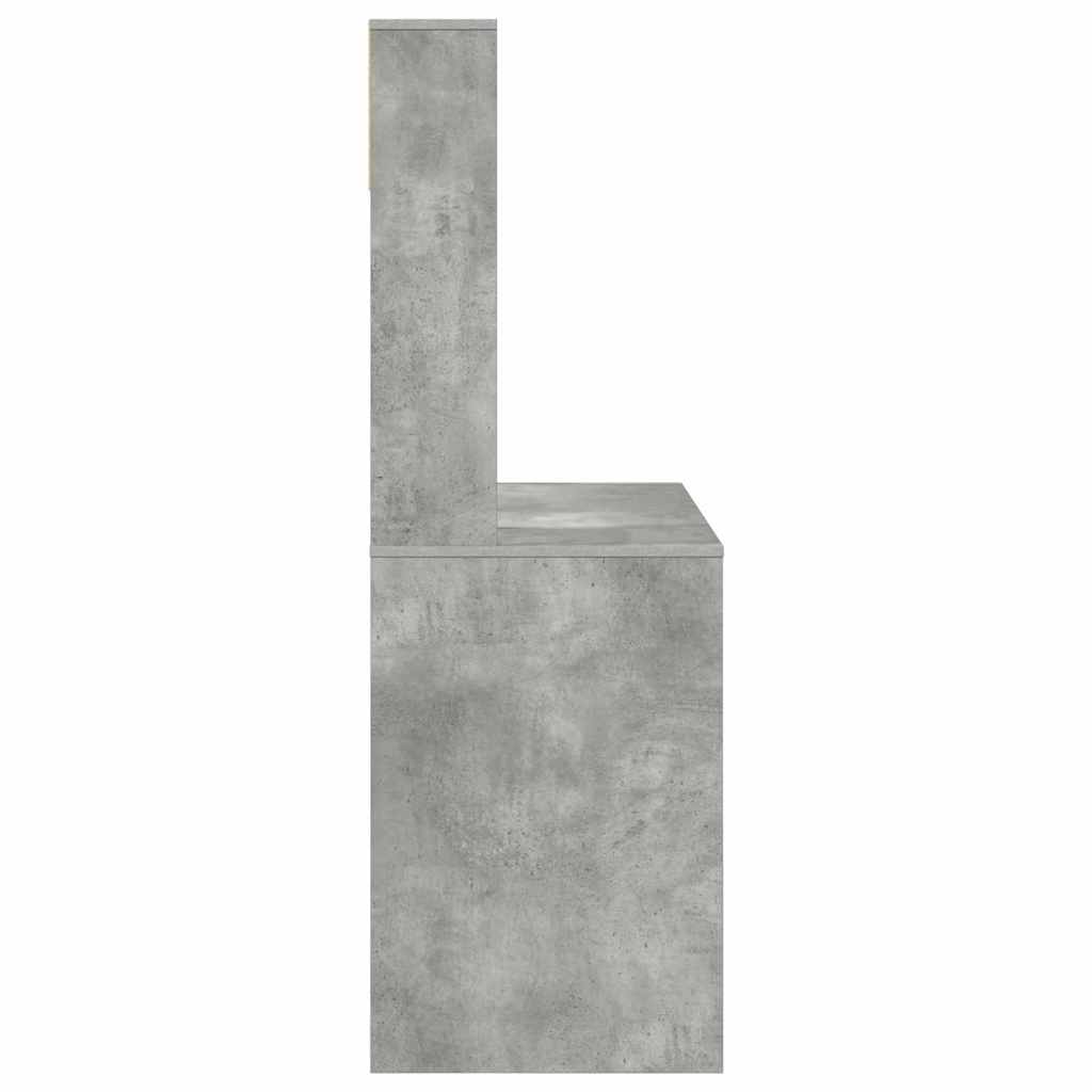 Bureau Gris béton 91 x 50 x 149 cm Bois d'ingénierie - XIOS