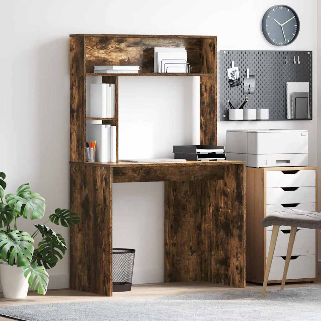 Bureau Chêne fumé 91 x 50 x 149 cm Bois d'ingénierie - XIOS