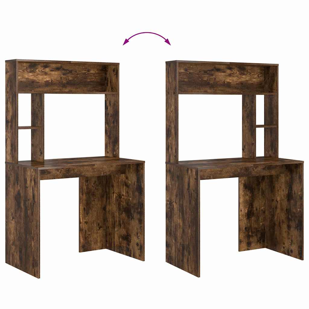 Bureau Chêne fumé 91 x 50 x 149 cm Bois d'ingénierie - XIOS