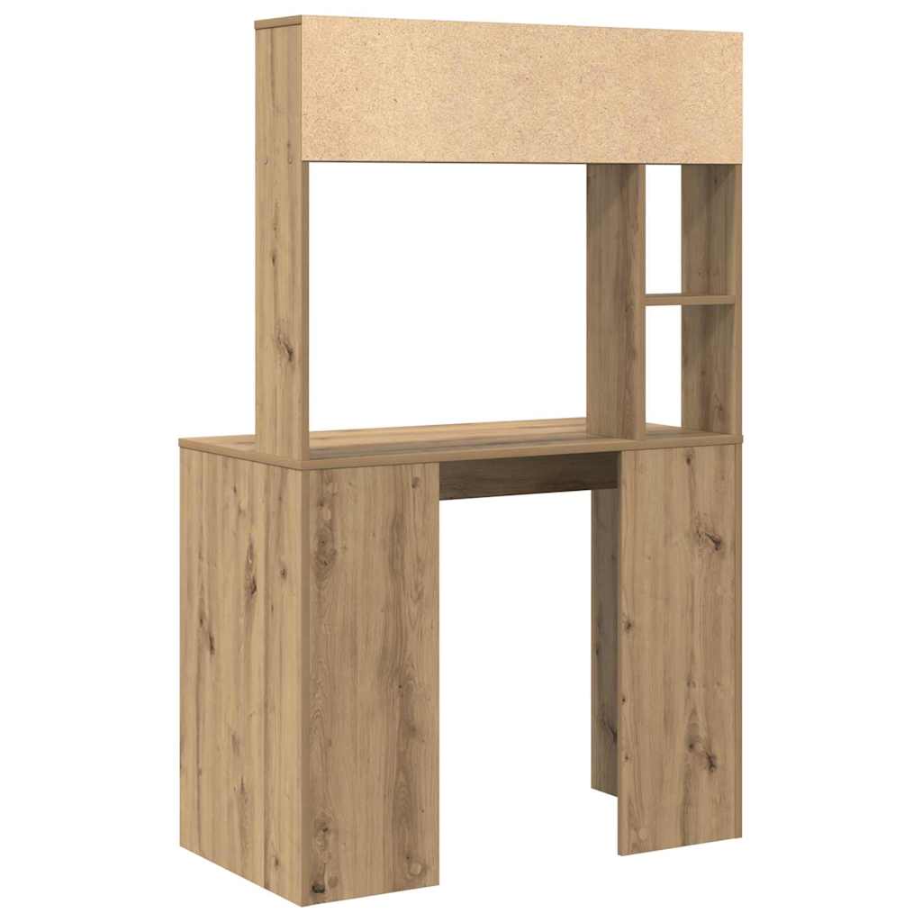 Bureau chêne artisanal 91 x 50 x 149 cm Bois d'ingénierie - XIOS