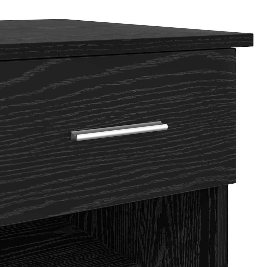 Bureau avec tiroir Chêne noir 90 x 49 x 75 cm Bois d'ingénierie - XIOS