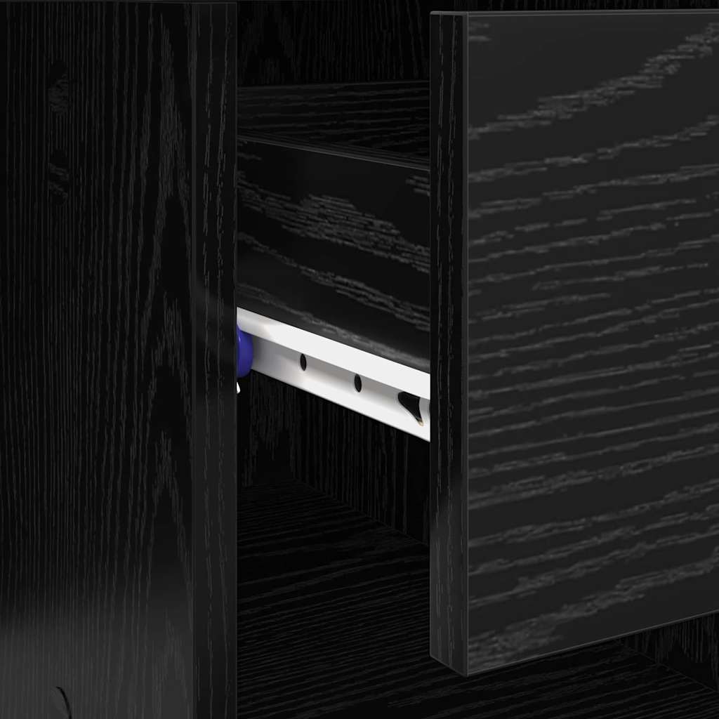 Bureau Chêne noir 90 x 49.5 x 75 cm Bois d'ingénierie - XIOS