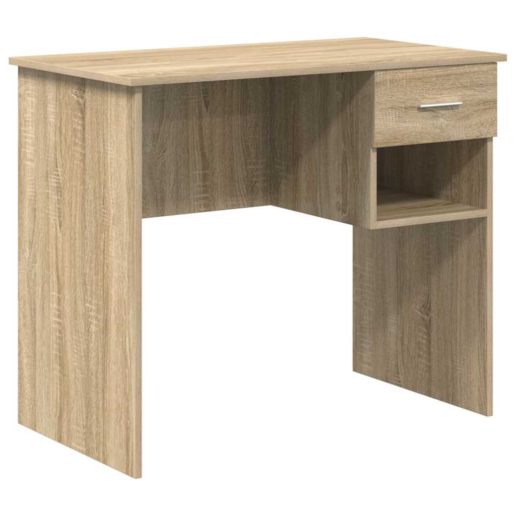 Bureau Chêne Sonoma 90 x 49 x 75 cm Bois d'ingénierie - XIOS