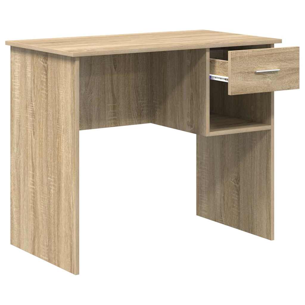 Bureau Chêne Sonoma 90 x 49 x 75 cm Bois d'ingénierie - XIOS