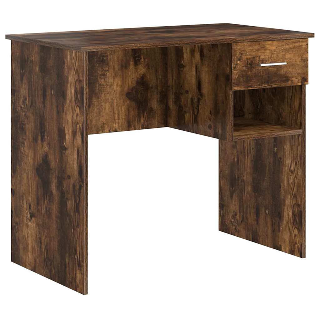 Bureau Chêne fumé 90 x 49.5 x 75 cm Bois d'ingénierie - XIOS