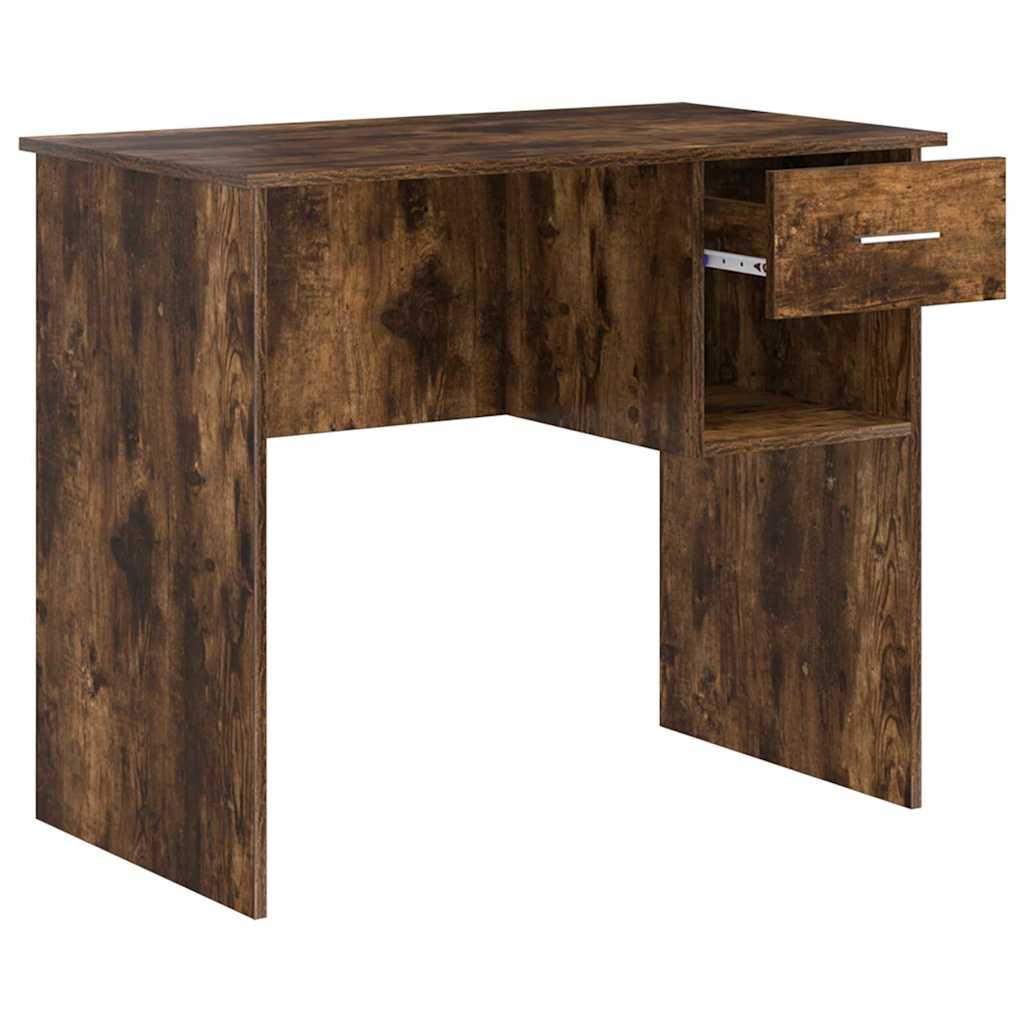 Bureau Chêne fumé 90 x 49.5 x 75 cm Bois d'ingénierie - XIOS
