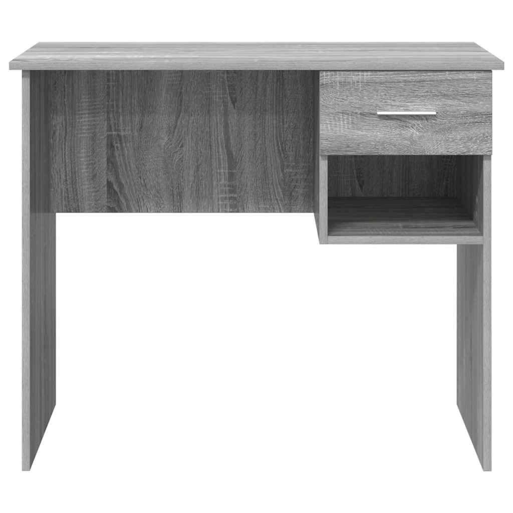 Bureau Sonoma gris 90 x 49.5 x 75 cm Bois d'ingénierie - XIOS