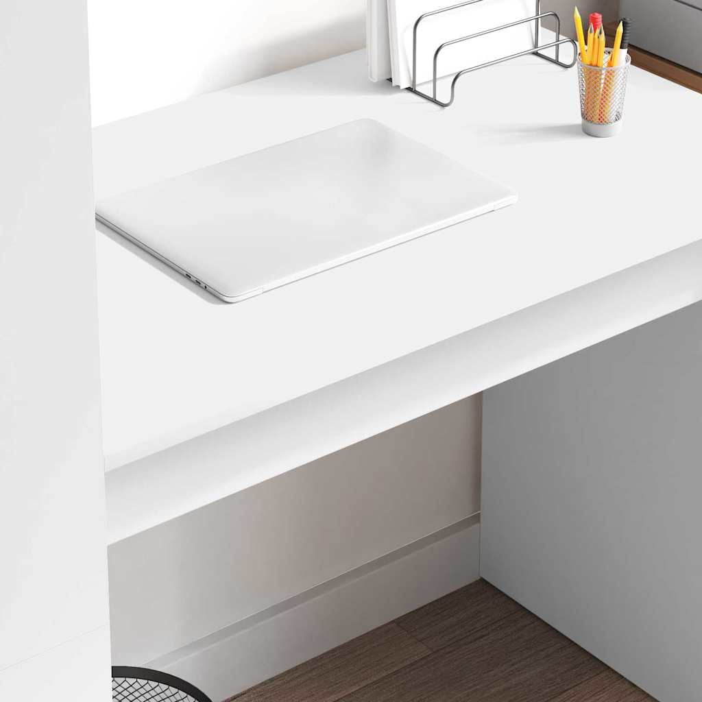 Bureau avec étagère Blanc 113 x 54 x 120 cm Bois d'ingénierie - XIOS