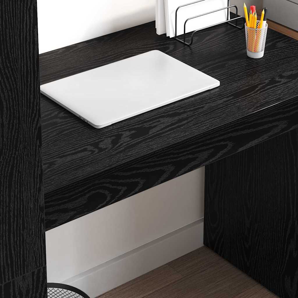 Bureau Chêne noir 113 x 54 x 120 cm Bois d'ingénierie - XIOS