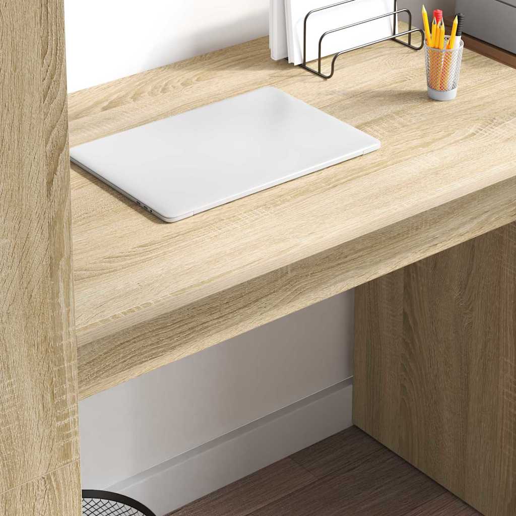 Bureau Chêne Sonoma 113 x 54 x 120 cm Bois d'ingénierie - XIOS