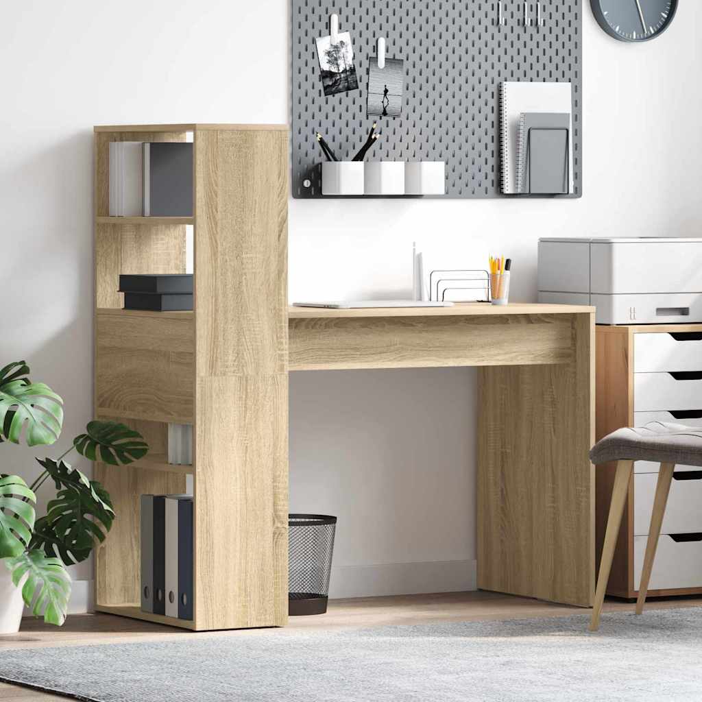Bureau Chêne Sonoma 113 x 54 x 120 cm Bois d'ingénierie - XIOS