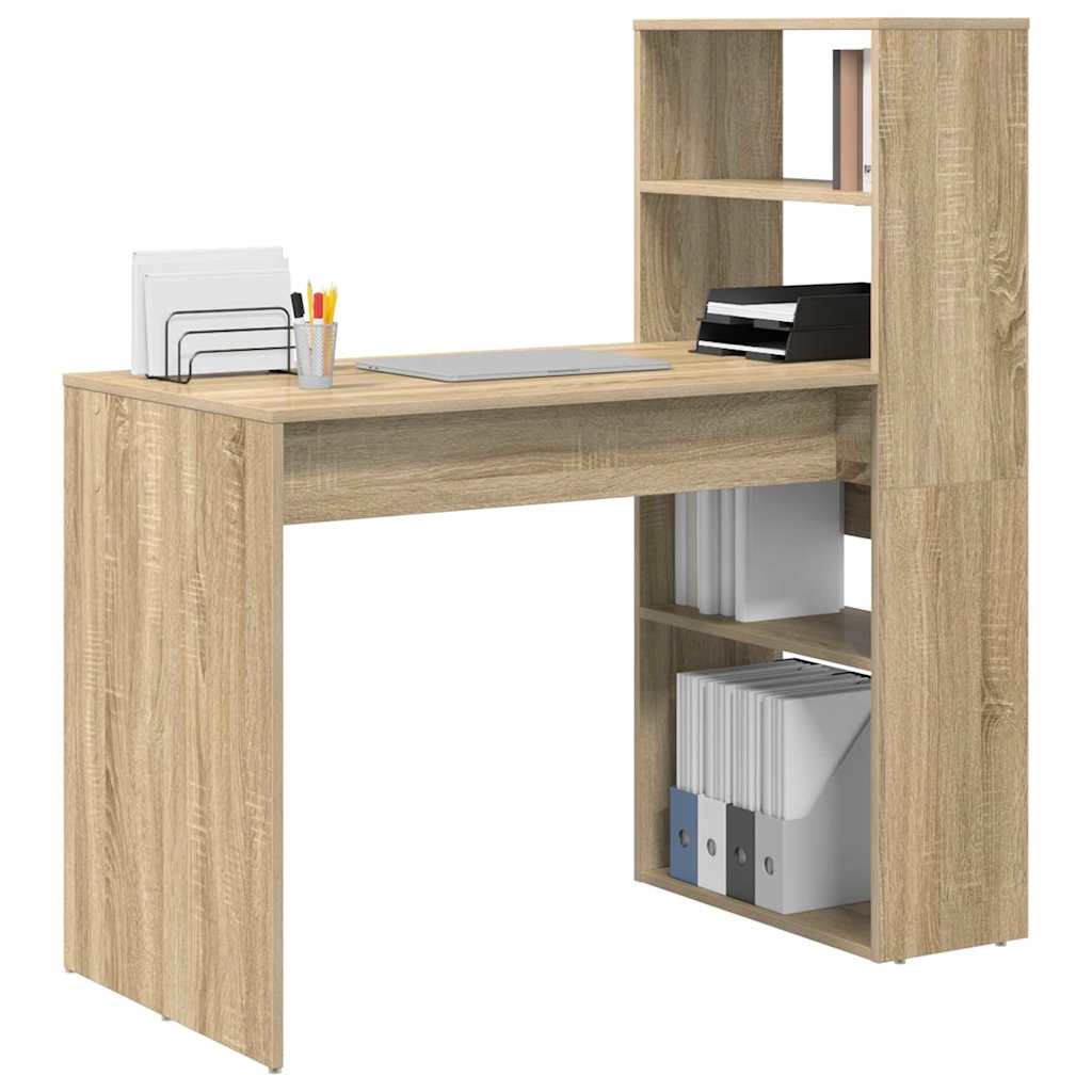 Bureau Chêne Sonoma 113 x 54 x 120 cm Bois d'ingénierie - XIOS