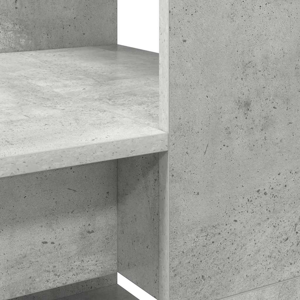 Bureau Gris béton 113 x 54 x 120 cm Bois d'ingénierie - XIOS