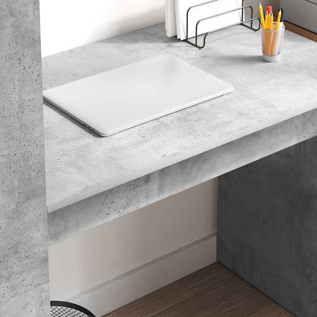 Bureau Gris béton 113 x 54 x 120 cm Bois d'ingénierie - XIOS