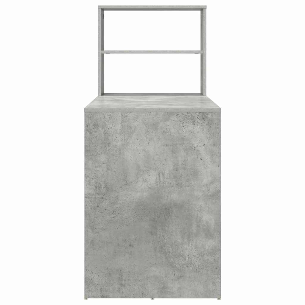 Bureau Gris béton 113 x 54 x 120 cm Bois d'ingénierie - XIOS