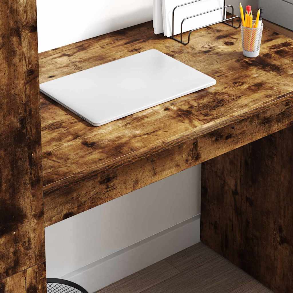 Bureau Chêne fumé 113 x 54 x 120 cm Bois d'ingénierie - XIOS