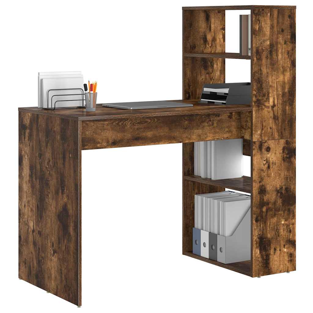 Bureau Chêne fumé 113 x 54 x 120 cm Bois d'ingénierie - XIOS
