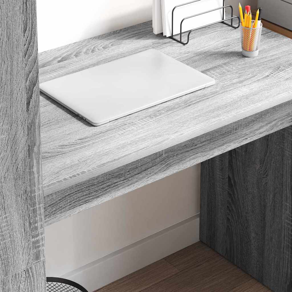 Bureau Gris Sonoma 113 x 54 x 120 cm Bois d'ingénierie - XIOS