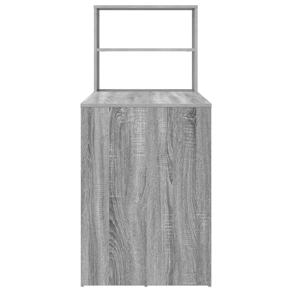 Bureau Gris Sonoma 113 x 54 x 120 cm Bois d'ingénierie - XIOS