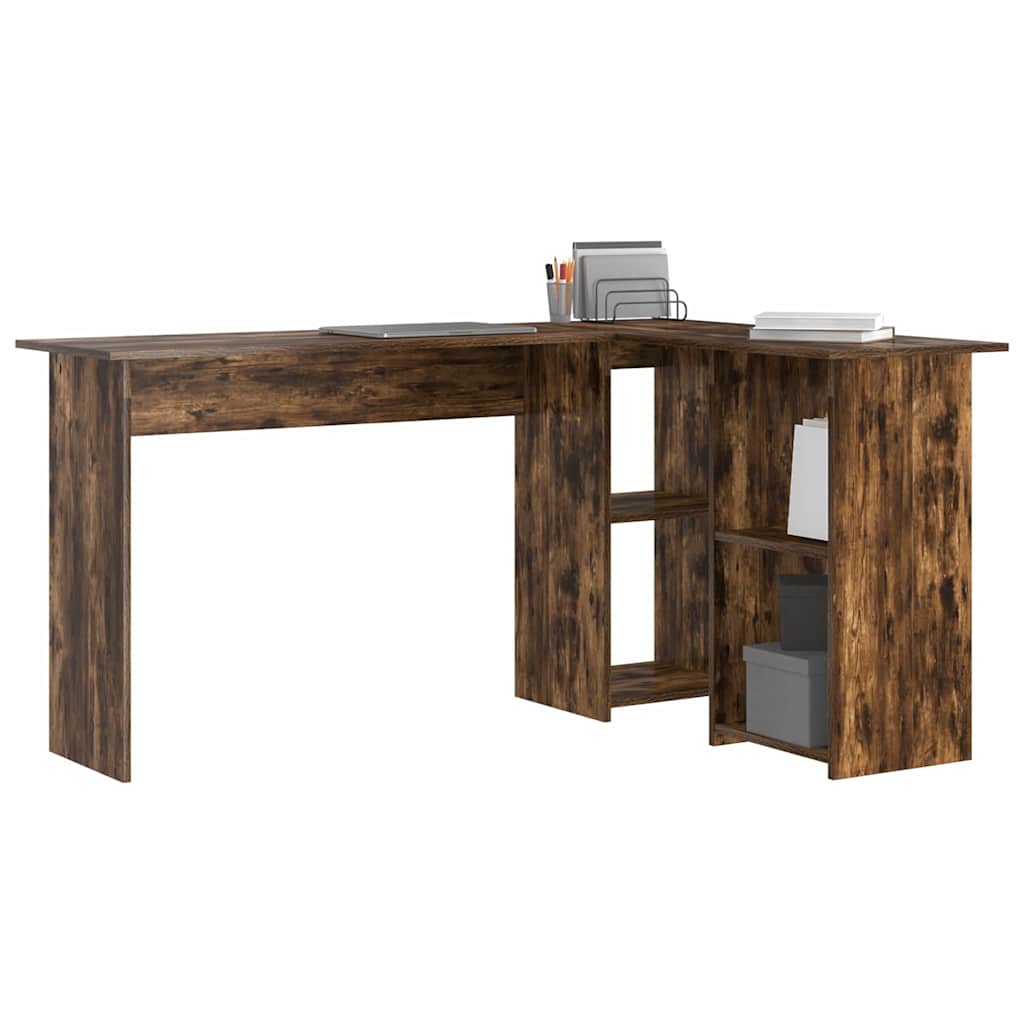 Bureau Chêne fumé 142 x 102 x 73 cm Bois d'ingénierie - XIOS