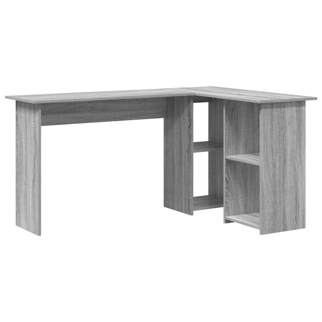 Bureau Sonoma gris 142 x 102 x 73 cm Bois d'ingénierie - XIOS