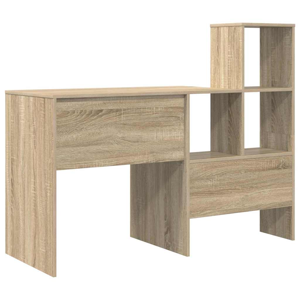 Bureau Chêne sonoma 131,5 x 50 x 106,5 cm Bois d'ingénierie - XIOS
