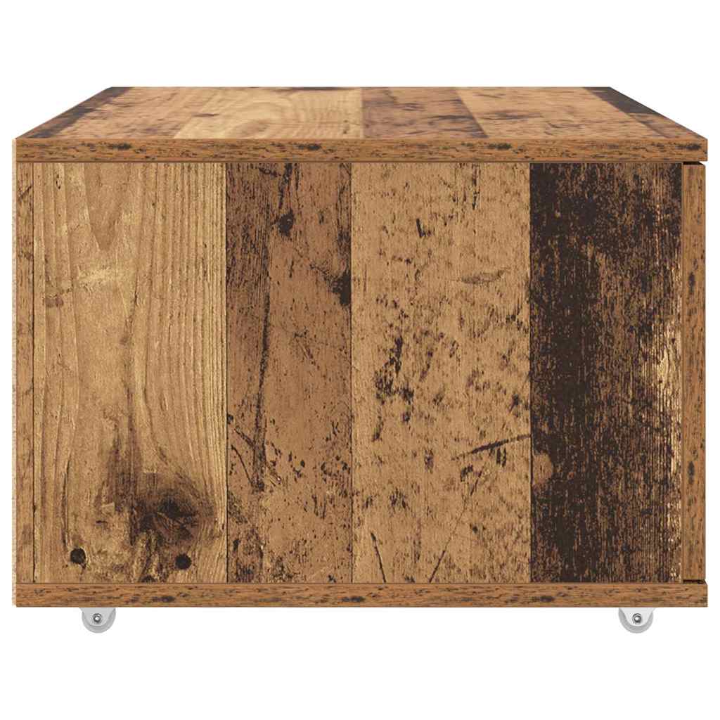 Armoire à tiroirs avec roue Bois ancien 55 x 45 x 31 cm - XIOS