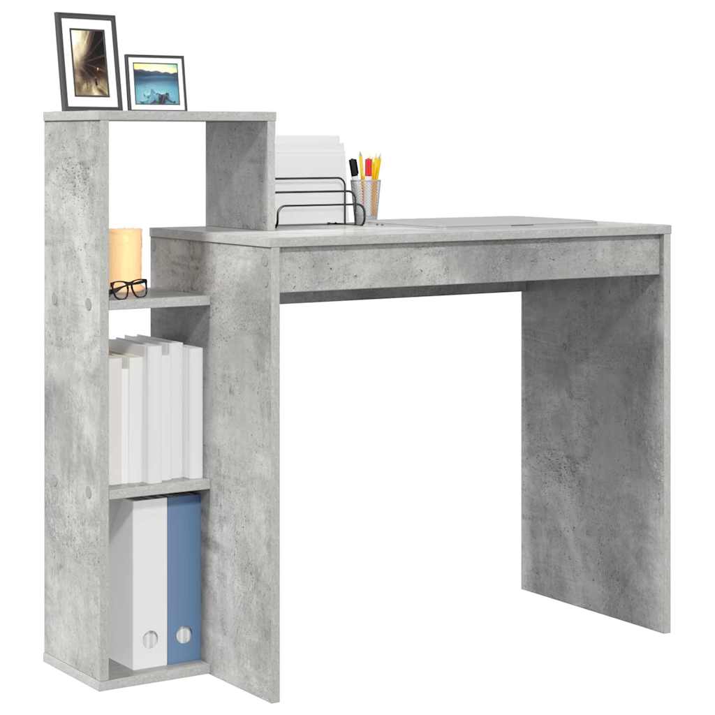 Bureau Gris béton 100 x 40 x 90 cm Bois d'ingénierie - XIOS